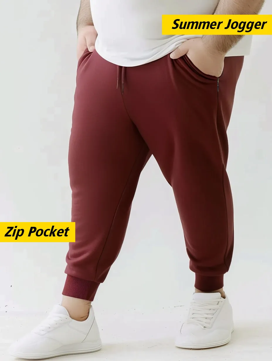 Solid Plus Size Jogger