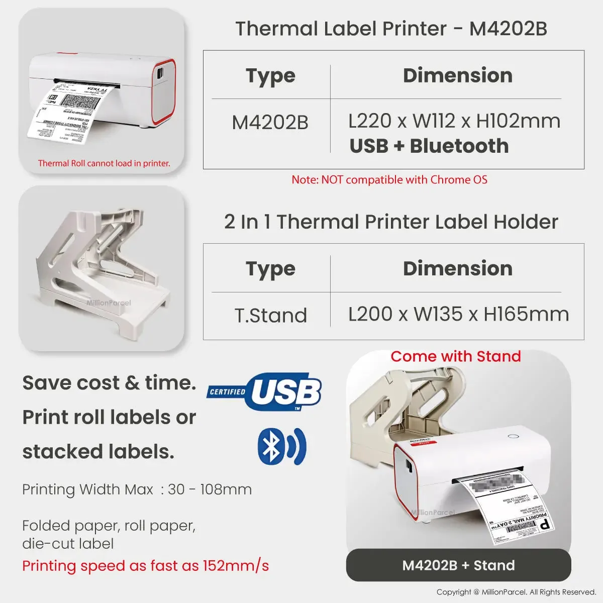 SoonMark Thermal Printer | M4202 & M4201 Model