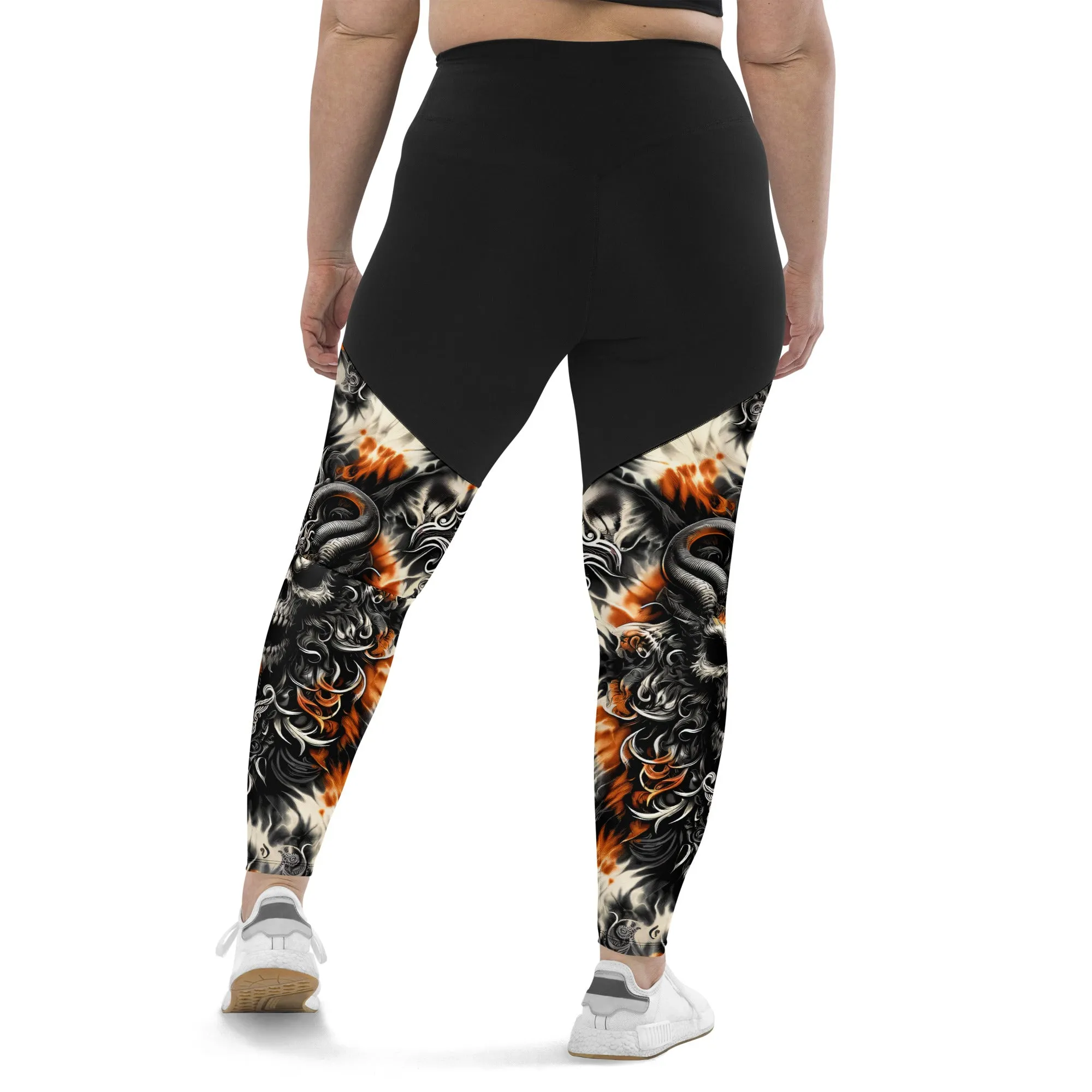 Sports Leggings Twilight Flame