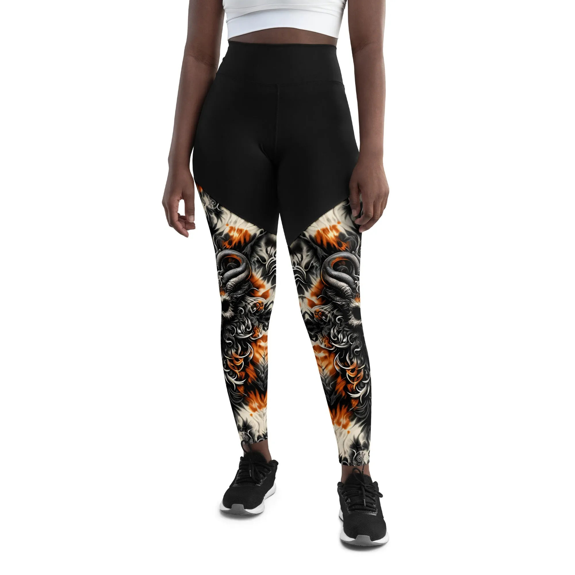 Sports Leggings Twilight Flame