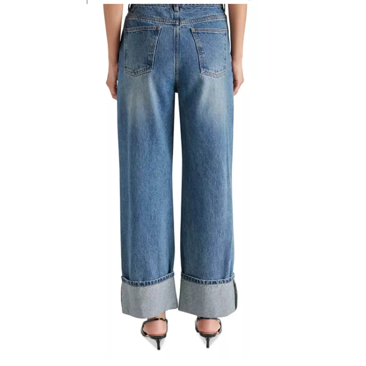 Steve Madden Noelie Wide Leg Denim Pants