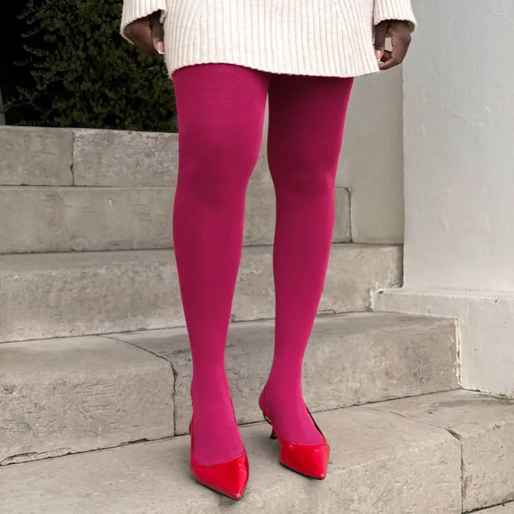 Super Opaque Tights - Anemone