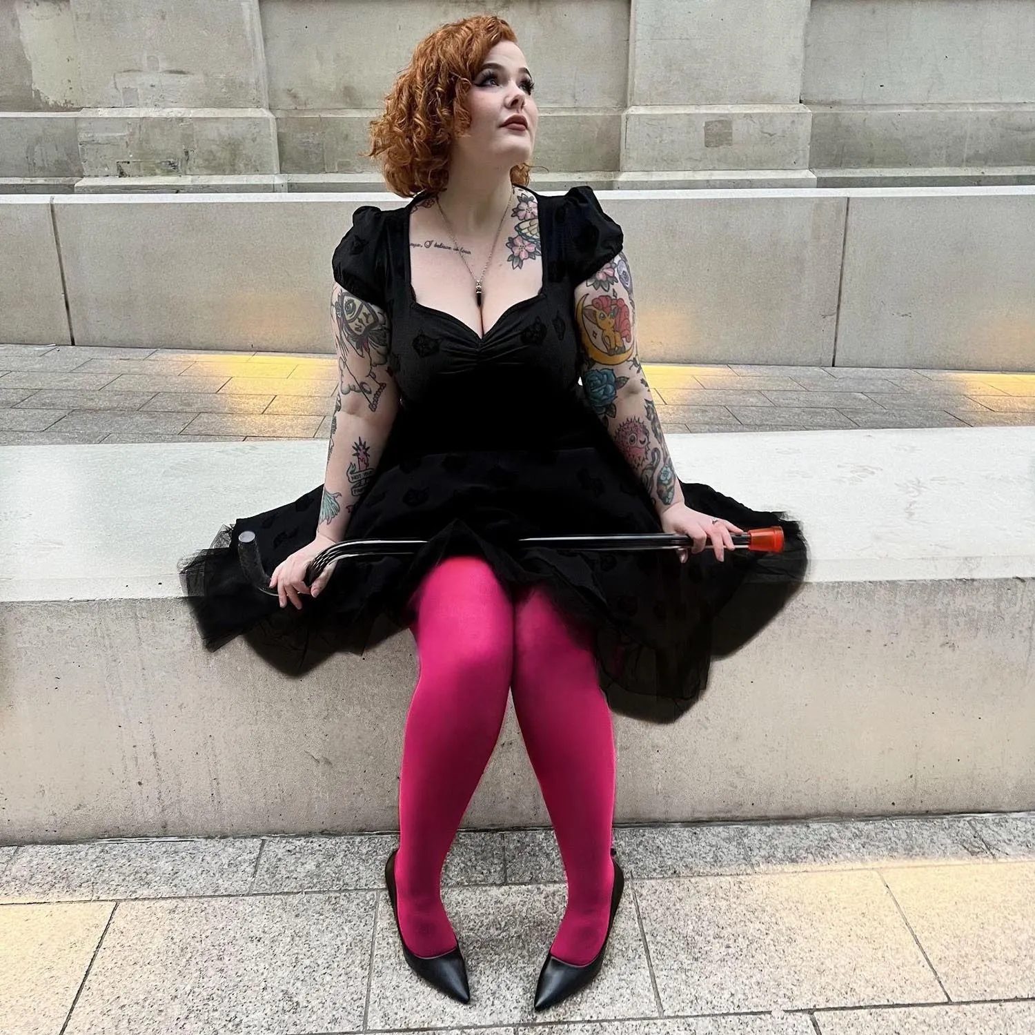 Super Opaque Tights - Anemone