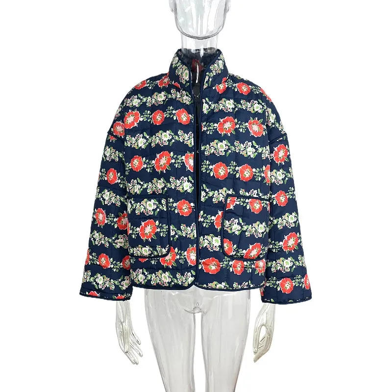 The Must Have Quilted Floral Print Jacket