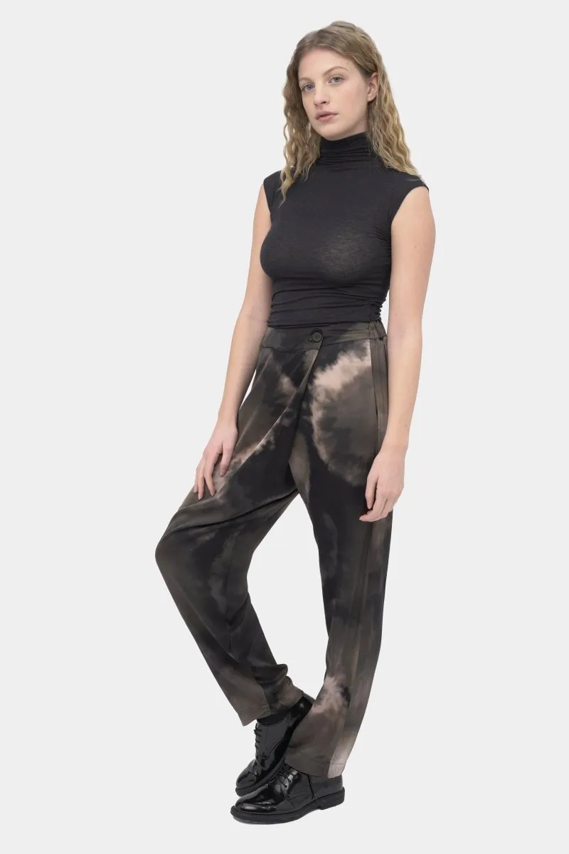 Tie-Dye Elastic Waist Pant