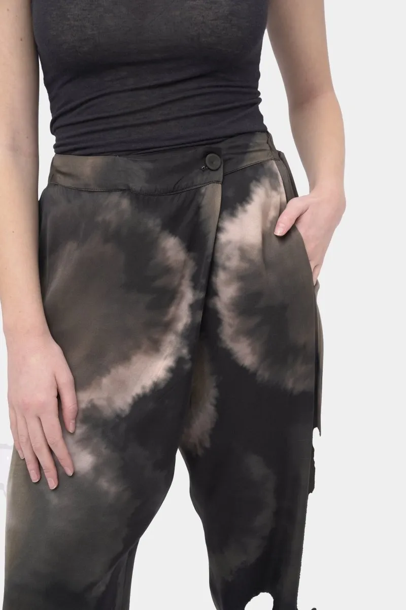 Tie-Dye Elastic Waist Pant