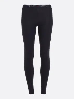 Tommy Hilfiger Women's Waistband Logo Leggings - Desert Sky