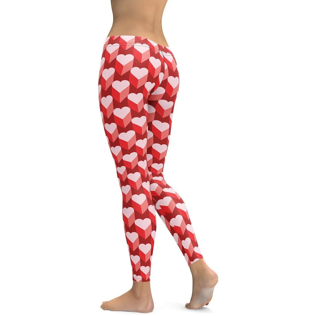 Valentine's Day Heart Leggings