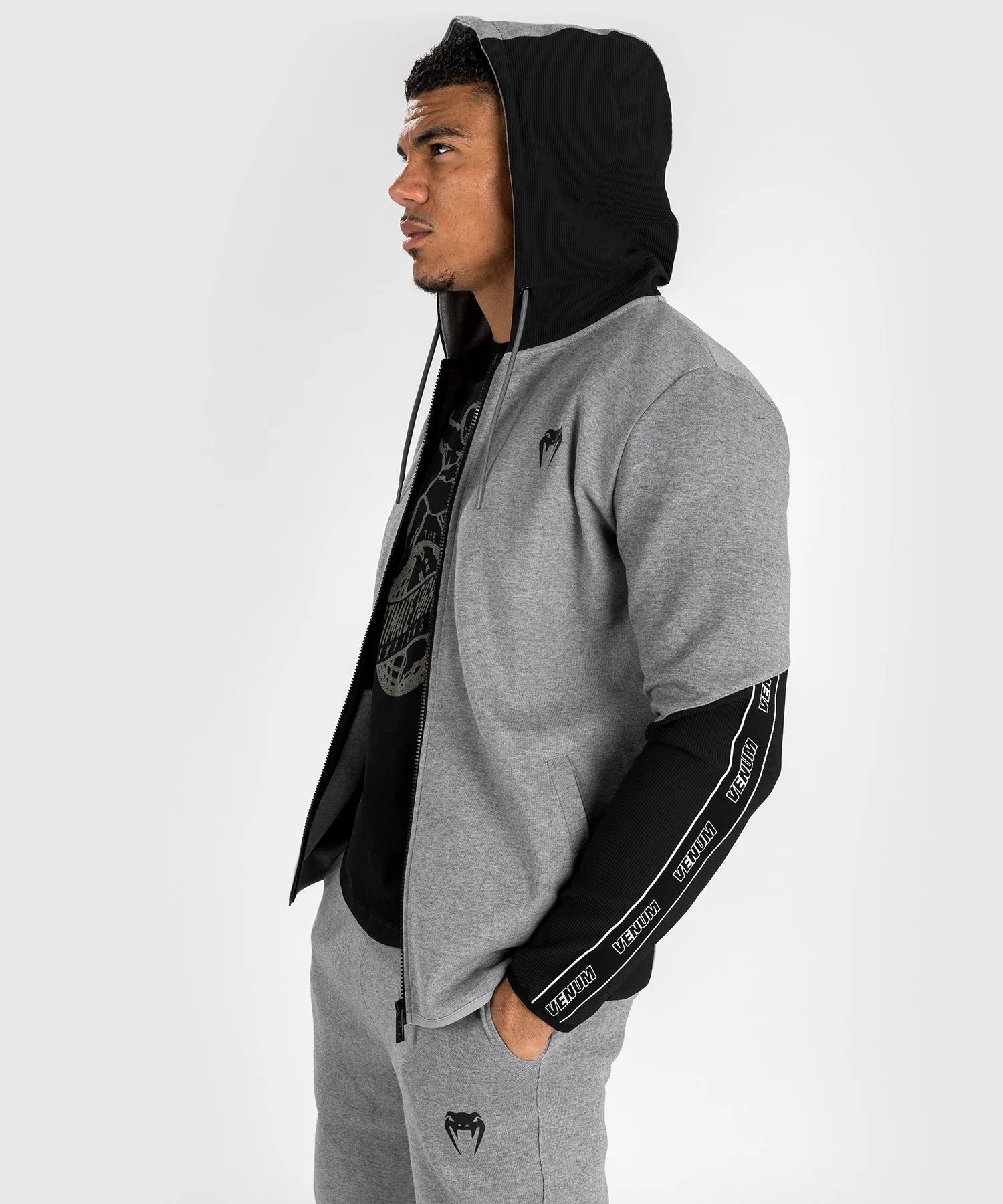 Venum Contender 4.0 Men’s Hoodie - Heather Grey/Black