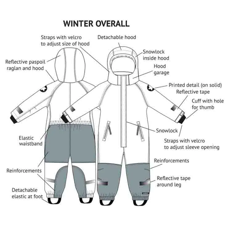 Villervalla Snowsuit Overall - Penguin Smoothie