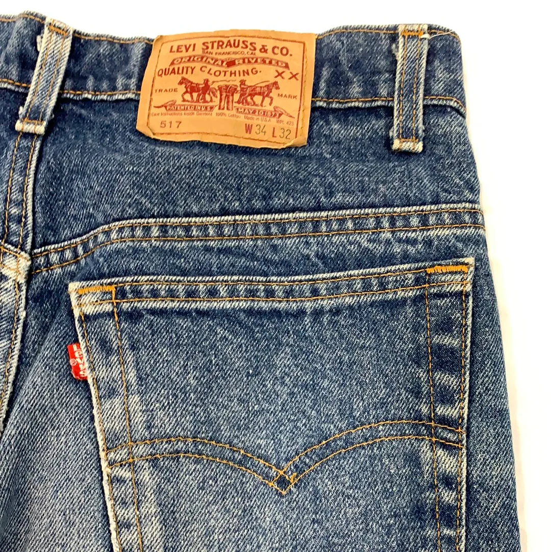 Vintage Levi’s 517 Denim Jeans - W34