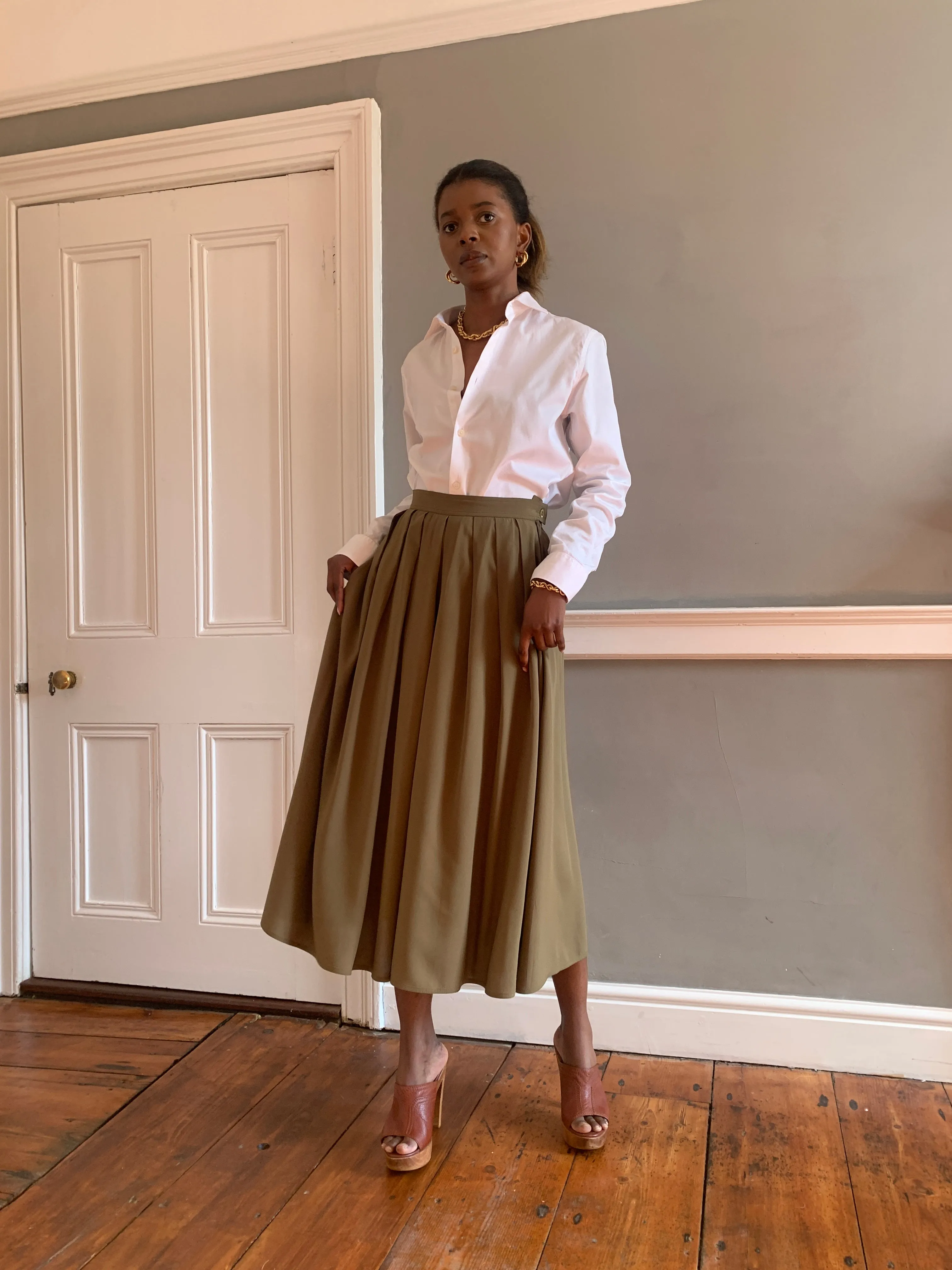 Vintage Maxmara soft culottes