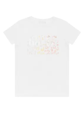 White Leopard Logo T-Shirt (2-7)