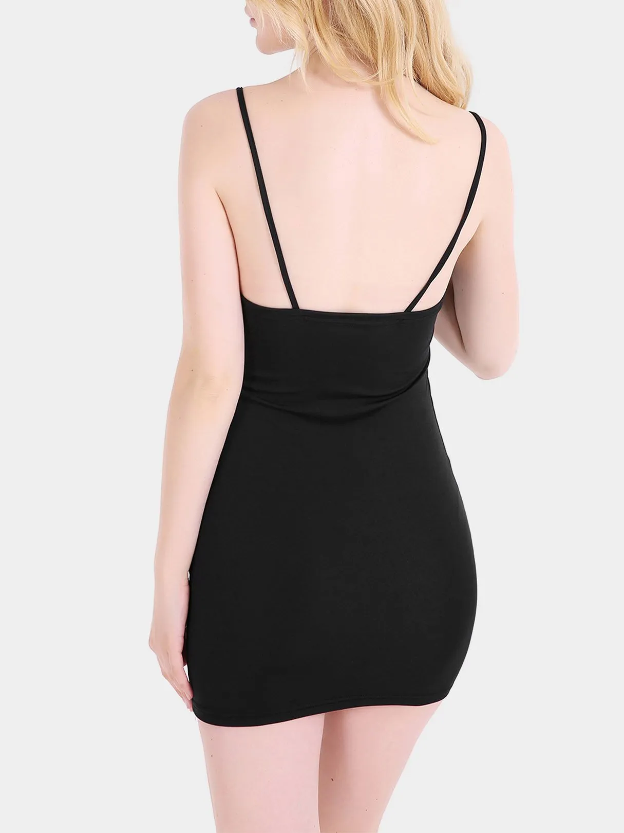 Wholesale Black Square Neck Sleeveless Bodycon Dresses