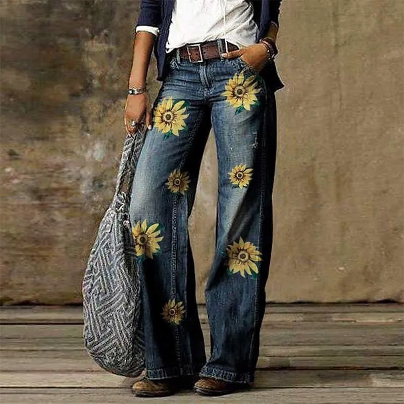 Wide Leg Pants Jeans For Women 2020