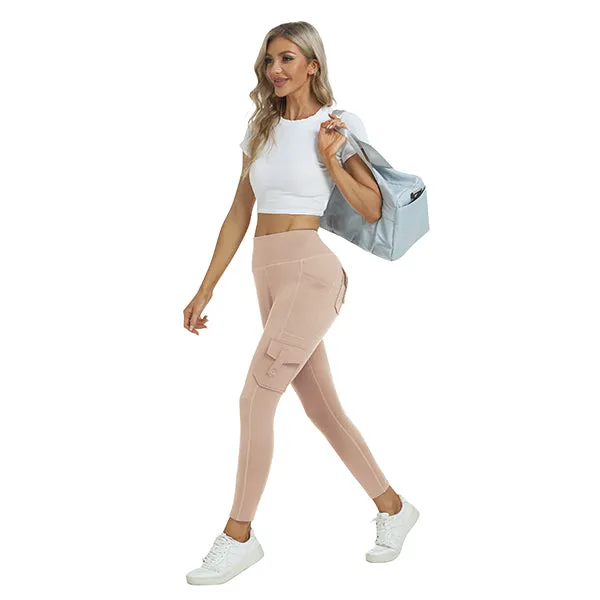 Women's High Waist Sports Pocket Pants