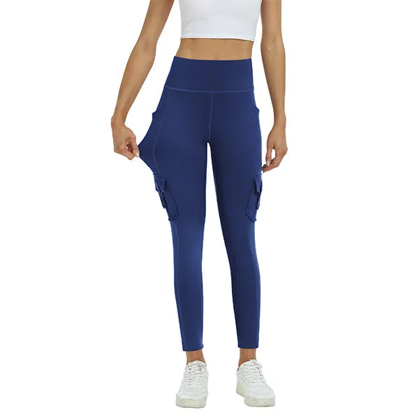 Women's High Waist Sports Pocket Pants