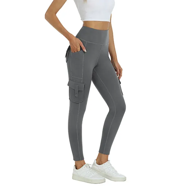 Women's High Waist Sports Pocket Pants