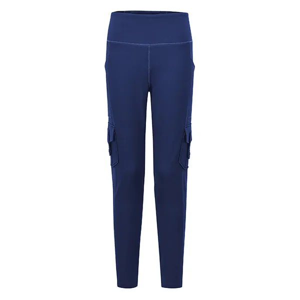 Women's High Waist Sports Pocket Pants