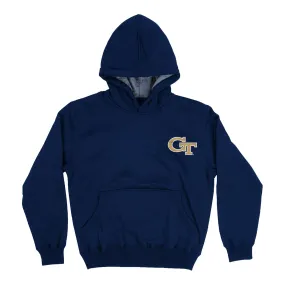 Youth Georgia Tech Yellow Jackets Impressions Hooded Navy Sweatshirt